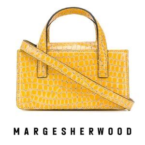 ☆MARGE SHERWOOD☆ HEART ZIPPER WALLETSILVER LOGO3colors Marge Sherwood Flat Pocket Shoulder Bag - Metallic Pink